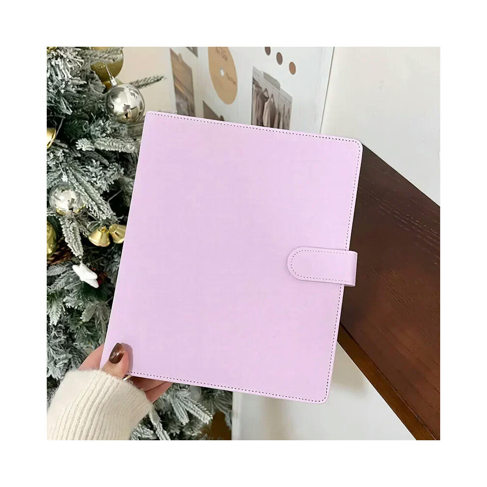 (binder only) IFFVGX A5 Binder Photocard Holder Kpop Idol Photo Album Candy Color Photocards Collect Book Cards Storage Kawaii Stationery