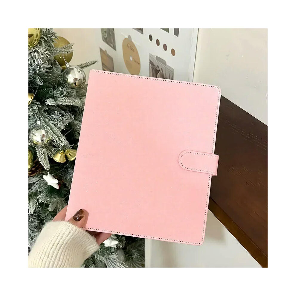 (binder only) IFFVGX A5 Binder Photocard Holder Kpop Idol Photo Album Candy Color Photocards Collect Book Cards Storage Kawaii Stationery