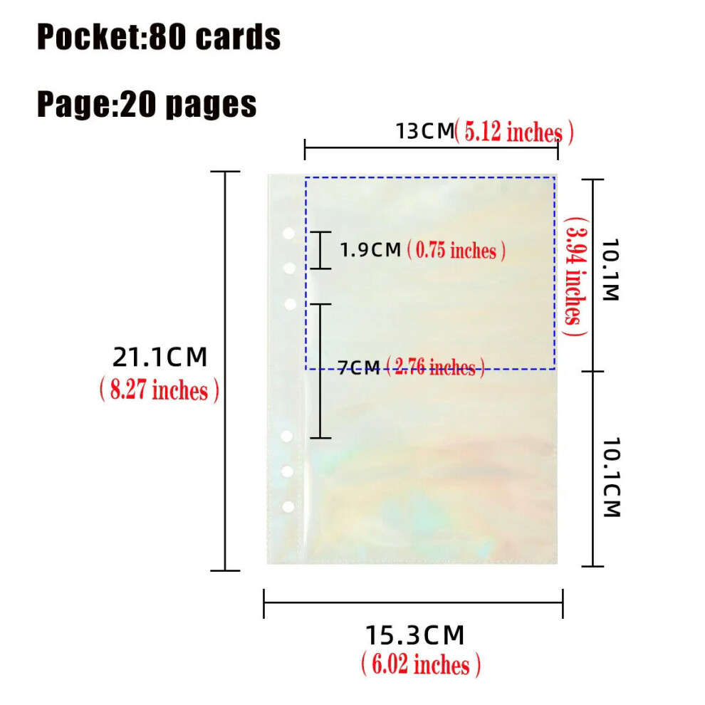 (20pcs 2grid C1) IFFVGX A5 Binder Photocard Holder Cute Plush Photo Album Kpop Idol Photocards Collect Book Student School Notebook Stationery