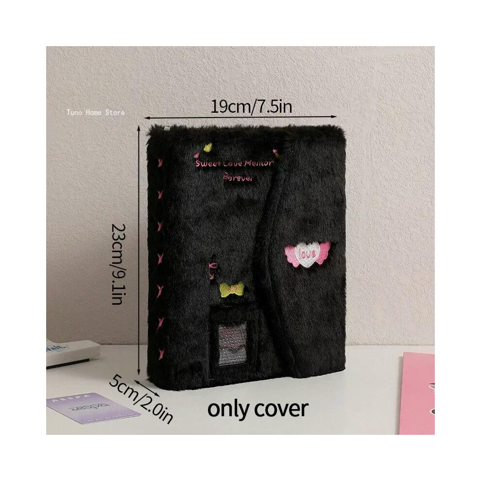 (S4 only cover) Plush A5 Binder Photo Album Kpop Idol card Photo Album Photocard Holder Poka Binder kpop card binder Book binding machine í¬ì¹´ ë°ì