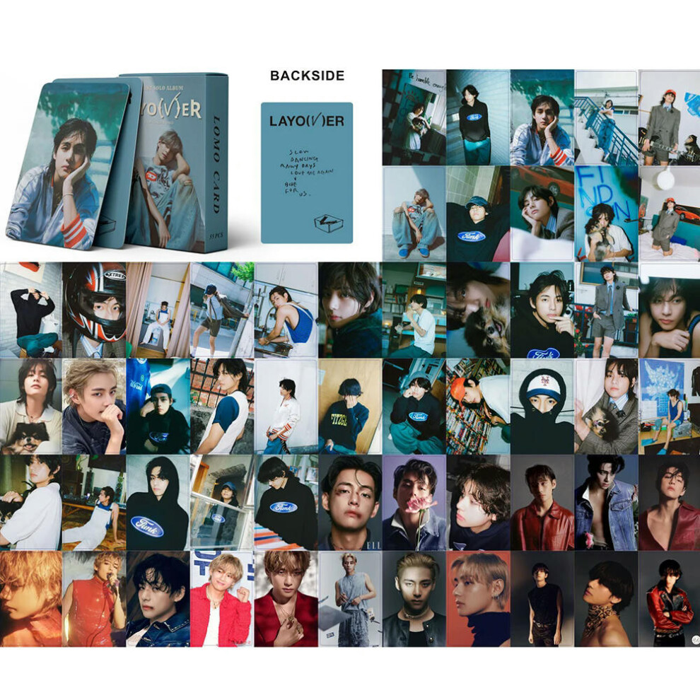 (Q-1) 55pcs/set Kpop New Album Lomo Cards High Quality HD Double Side Print Photo Cards