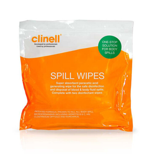 Clinell CLINELL SPILL WIPES WHITE