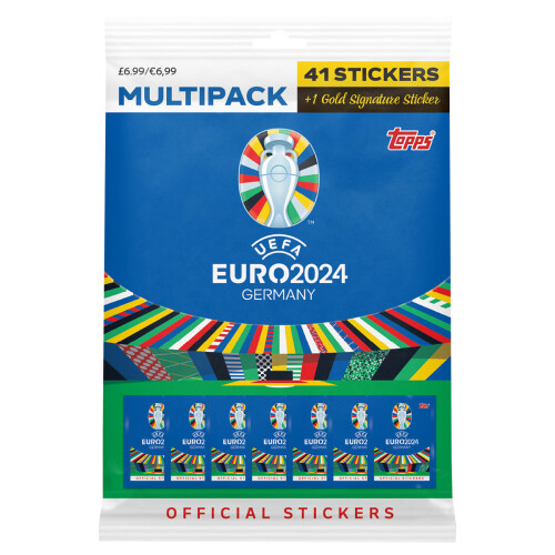 Official Euro 2024 Sticker Multipack