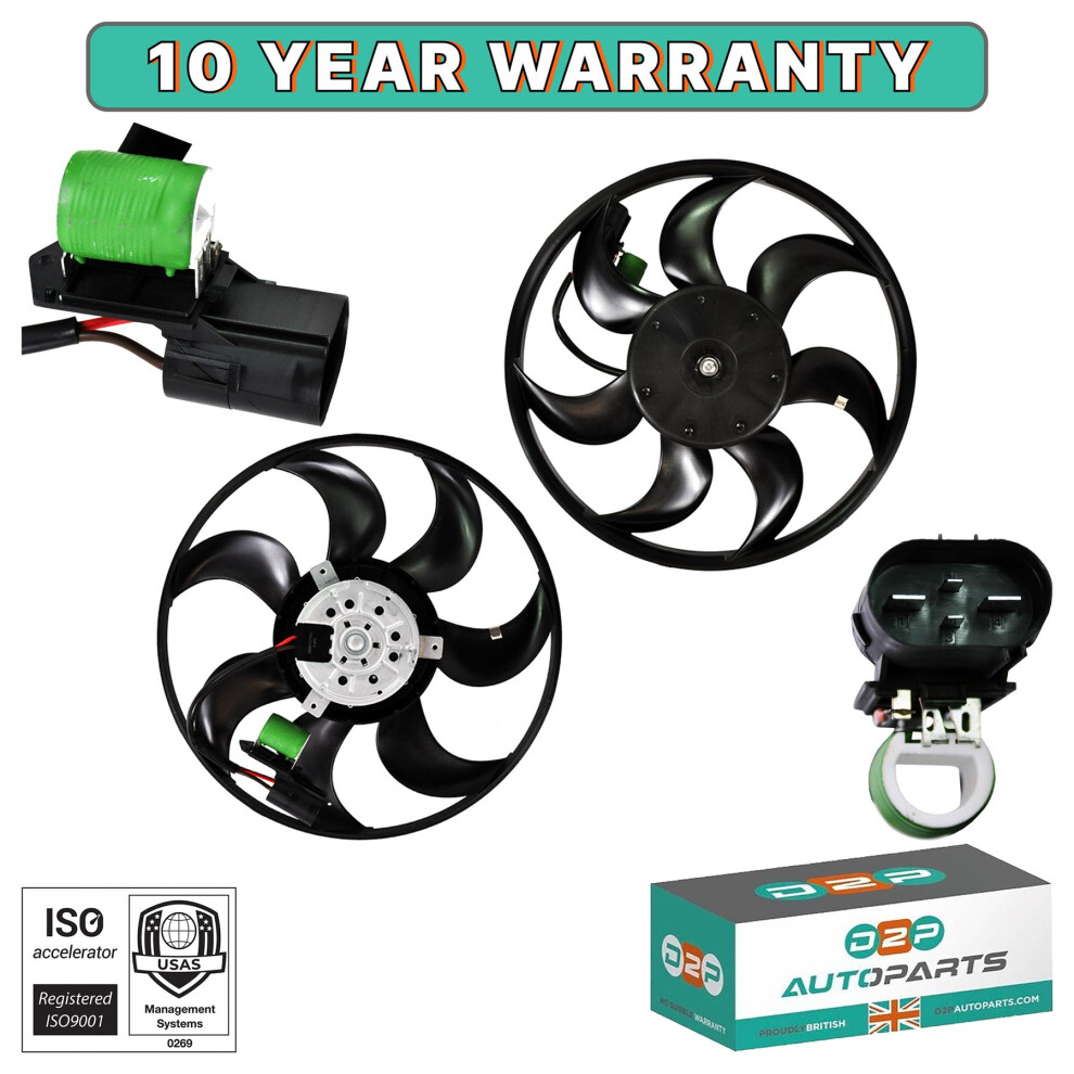 Radiator Cooling Fan Vauxhall Opel Astra Mk2 Zafira Mk1 4 Pins 13128687 5060245137416