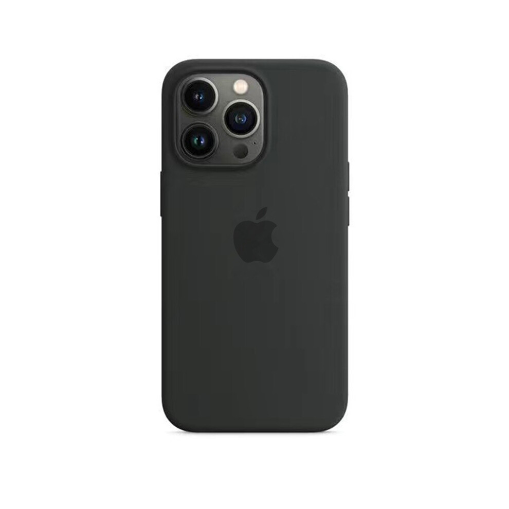 (Midnight) Liquid Silicone Case For Iphone14pro, Magsafe, Soft To Touch Black 030011430213