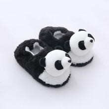 Panda - Plush Animal Slippers 23/25 Eu, Warm Cotton Slippers For 1-6 Year Old Kids, Child Christmas Gifts, Cartoon Panda Fur Indoor Slippers