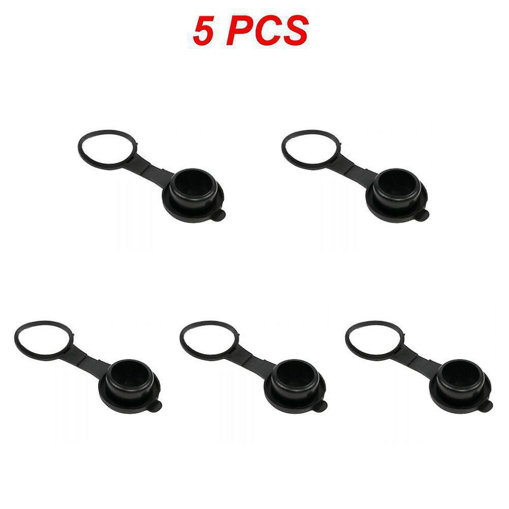 (Cover 5Pcs) Car Cigarette Lighter Socket Cover 12V Outlet Lid Waterproof Cover Plug Cap Dustproof Cap Styling Protection 9152336717495