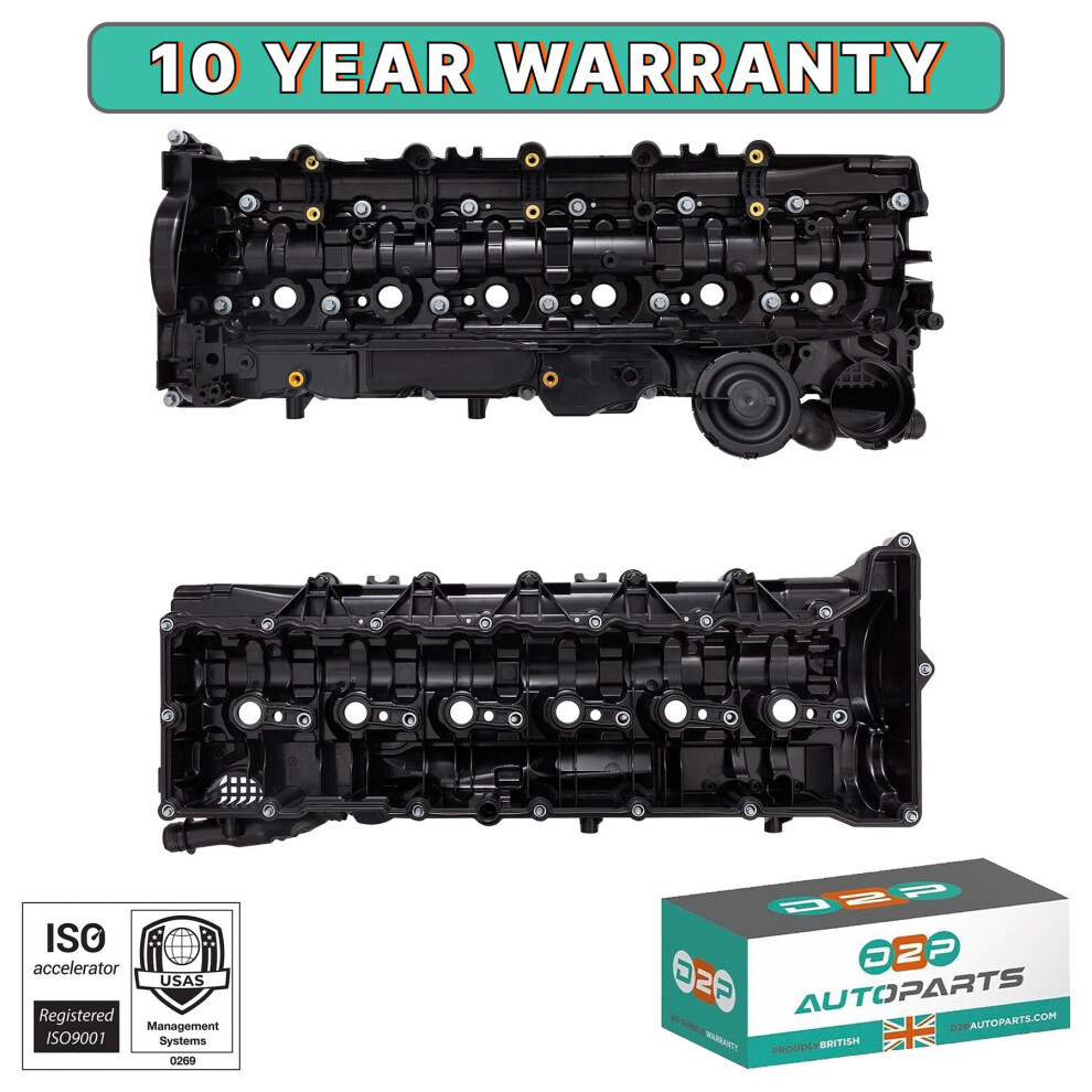 Cylinder Head Valve Rocker Cover For Bmw 3, 5, 6, 7 Series, X5, X6. 5060245137911