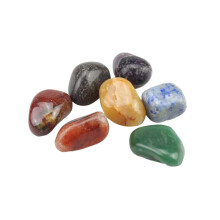 7-Chakra Tumbled Stone Set - Reiki Healing Crystals for Meditation, Yoga, Feng Shui & Aura Wellness