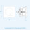 NES Home Nuie Brushed Brass Square Concealed Cistern Flush Button 2