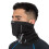 DLX Adults Black Ventilated Neck Warmer Face Mask 2
