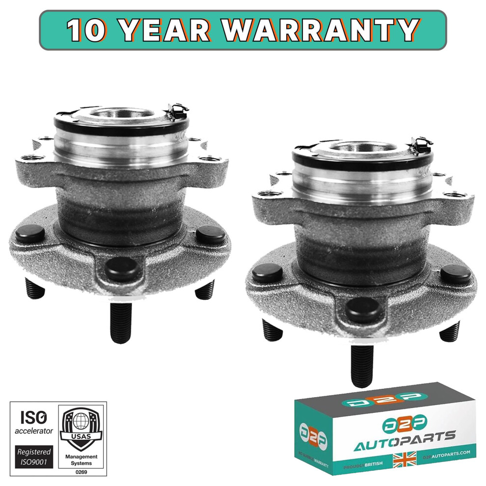 2x Rear Wheel Bearing Hub FOR Citroen C4 Mitsubishi ASX Outlander Peugeot 4008 - Image 6