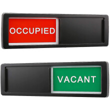 (Black-vacant occupied sign) Open Closed Sign, Open Signs Privacy Slide Door Sign Indicator