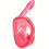 (Pink) Full Face Snorkel Mask With Detachable Camera Mount 1