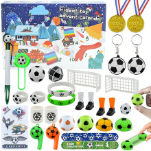 Football Advent Calendar For Boys Girls, World Football Gifts Kids Toys - Football Christmas Gifts For Football Fans