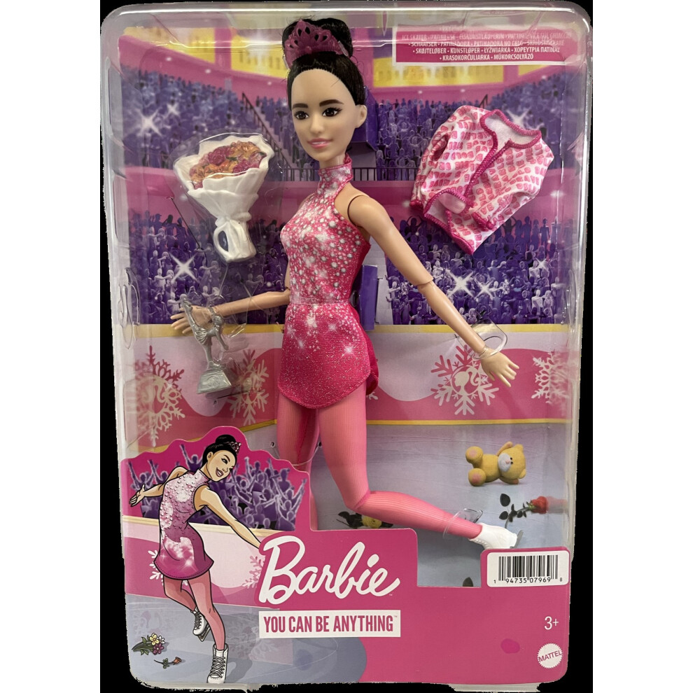 Barbie You Can Be Anything Ice Skating Doll by Mattel