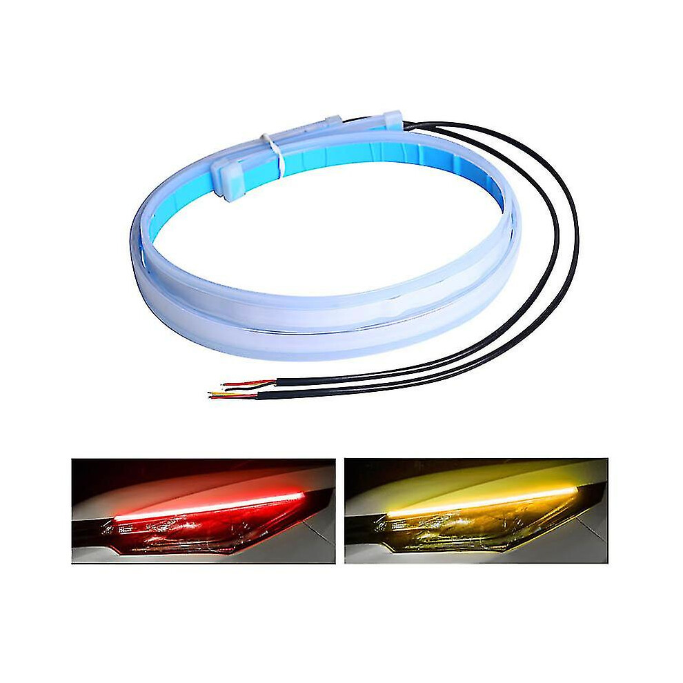 ( 30Cm) 2 Pcs Drl Car Flexible Led Daytime Running Lights Turn Signal Lamp Headlight Waterproof 30Cm 45Cm 60Cm Blue Red/Yellow/White 9152243293655
