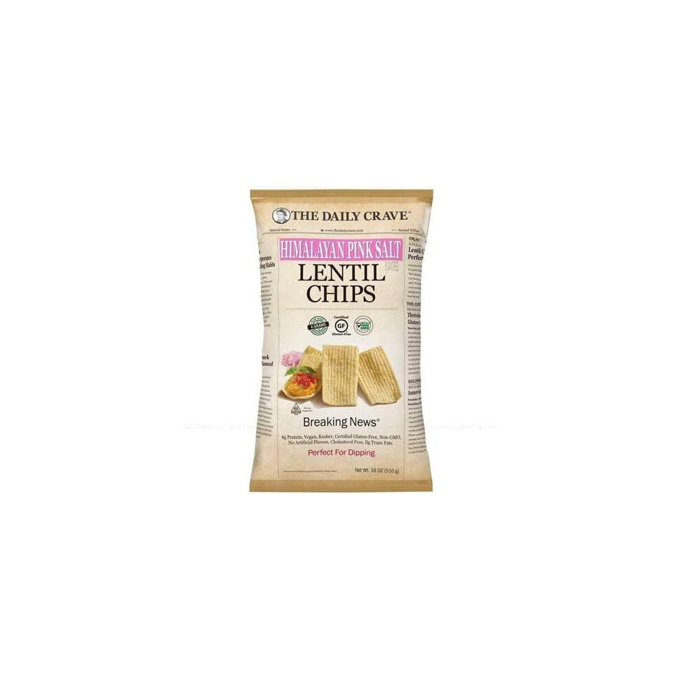 The Daily Crave Himalayan Pink Salt Lentil Chips 510gm