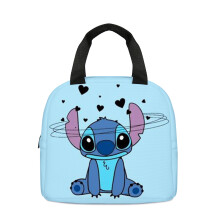 (Style 07) Stitch Lunch Bag Insulated Cooler Handbag Student
