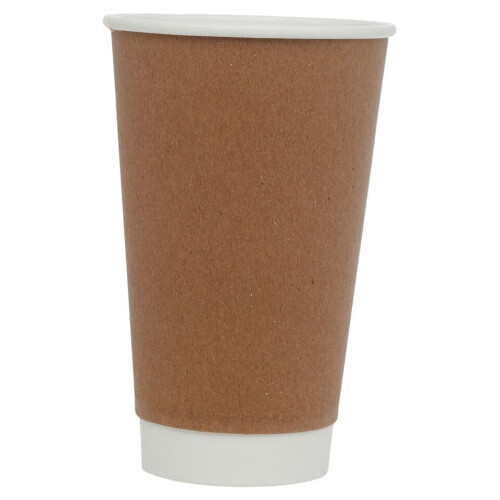URBN Living (16oz, 200) Double Wall Hot Drinks Cups Coffee Chocolate Tea 2