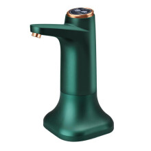 (Green) Electric Water Dispenser Pump Automatic Barreled Water Bottle Pump with Base