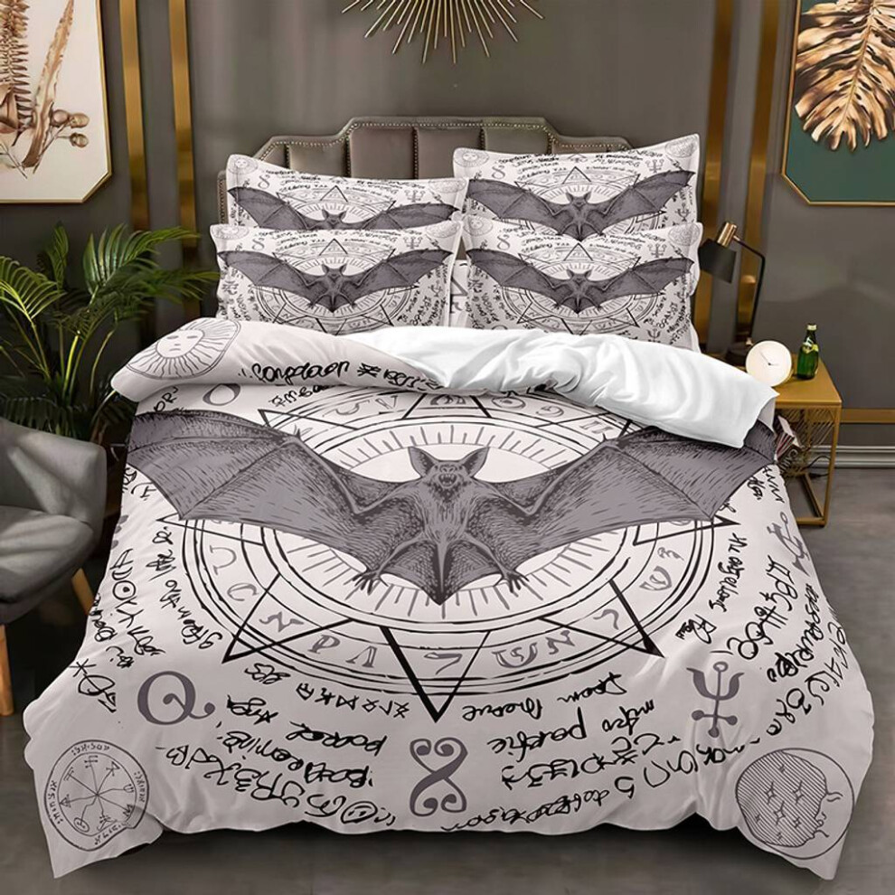 Xcsgsra (Style 01, Double(200X200cm/3Pcs)) Gothic Bedding Single Double King Duvet Cover Uk
