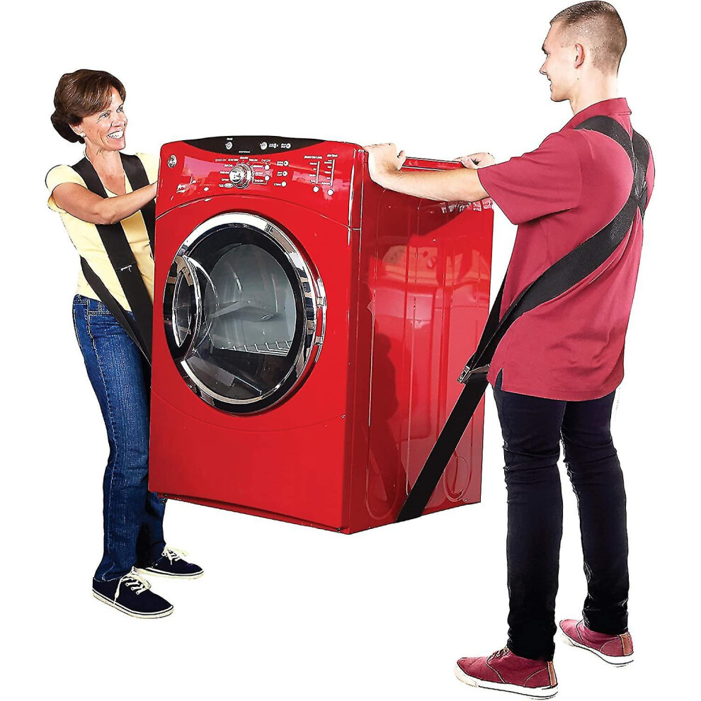 Shoulder Dolly Moving Straps - Lifting Strap For 2 Movers - Move, Lift, Carry, And Secure Furniture, Appliances, Heavy, Bulky Objects Safely, Efficien