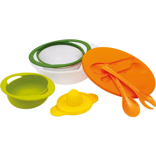 Easy Camp 7 Piece Easy Camp Multi Bowl Kitchen Storage Picnic Salad Camping Set