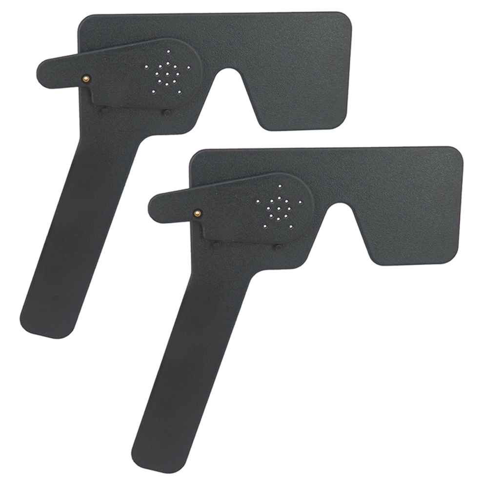 Exogio Black 2X Professional Ophthalmic Lorgnette 17 Pinhole Plastic Vision Test Eye Occluder