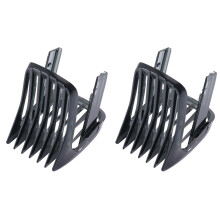 2X for Hair Clipper HC3400 HC3410 HC3420 HC3422 HC3426 HC5410 HC5440 HC5447 HC5450/7452 Attachment Comb Black