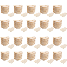 1000X Finger Food - Bowls, "Boat" Biodegradable Wood 11 cm x 6.5 cm
