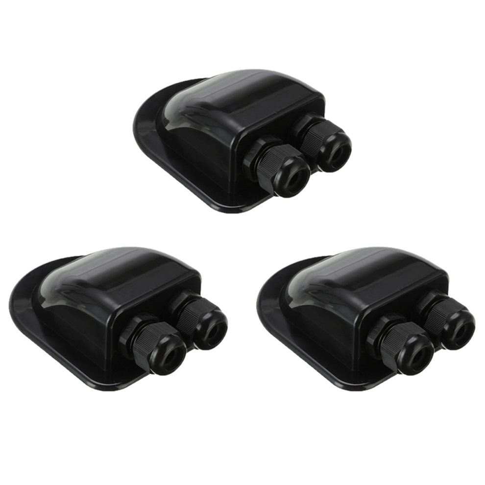 Exogio 3X Roof Wire Entry Gland Box Solar Panel Cable Motorhome Caravan Boat-B