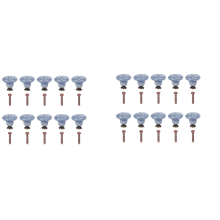 20PCS Ceramic Cabinet Knobs Vintage Drawers Handles for Kitchen Cupboard Drawer Bookcase Furniture Door (with Screws)