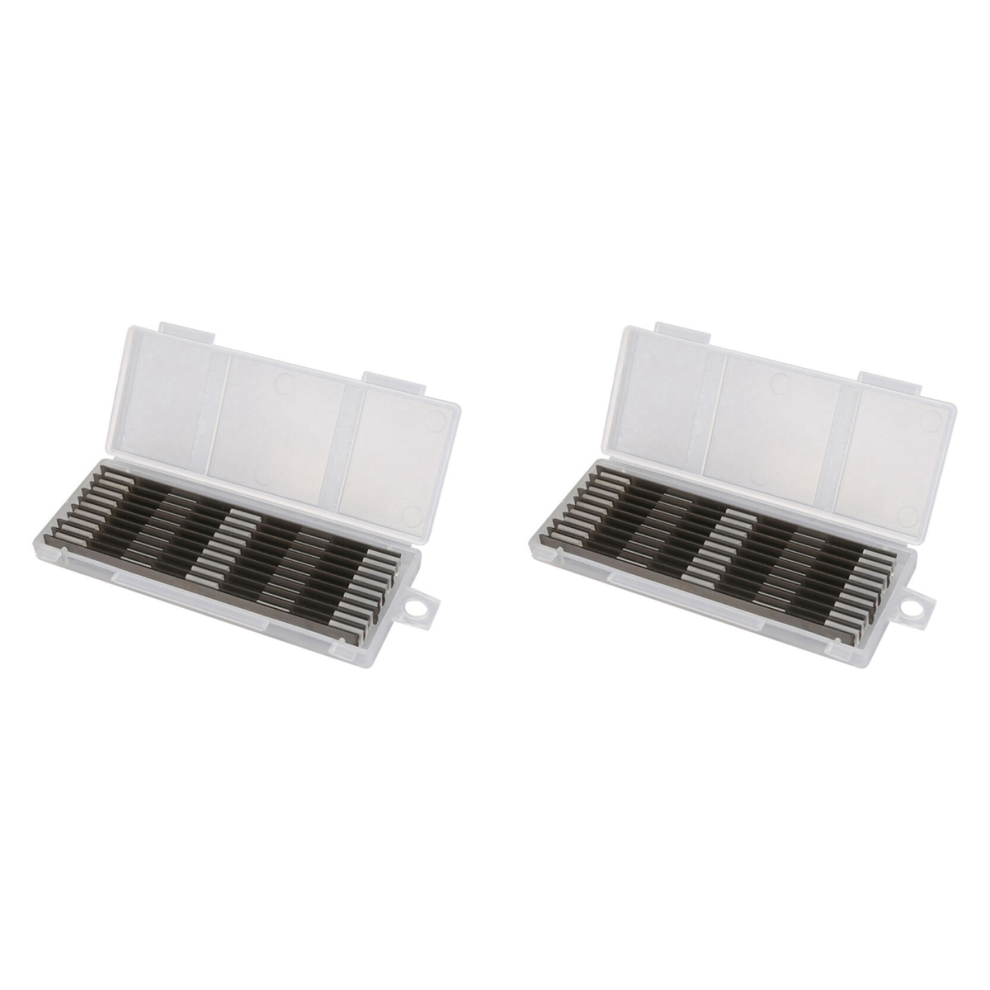 Exogio 20Pcs 82Mm Planer Blades Reversible Electric Planer Blades Boxed Hss For For Grinders