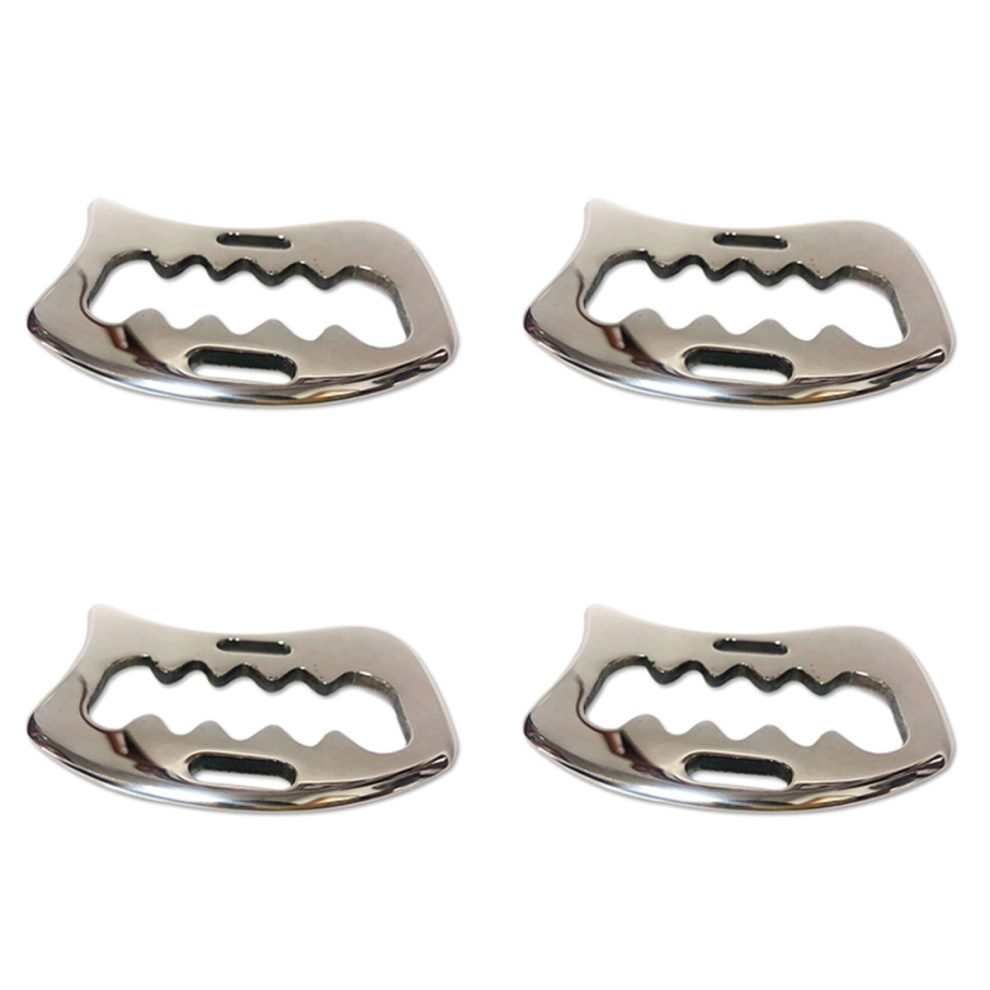 Exogio 4X Stainless Steel Gua Sha Scraping Massage Tool Soft Tissue Mobilization Body Pain Scraping Tool