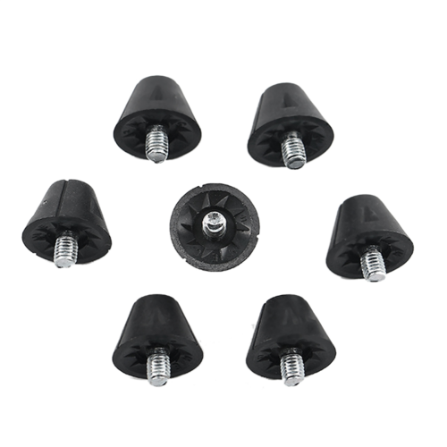 48 PCS Football Shoe Replacement Spikes 13mm Football Shoe Studs Spikes for 5MM Threaded Football Shoe 2