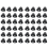 48 PCS Football Shoe Replacement Spikes 13mm Football Shoe Studs Spikes for 5MM Threaded Football Shoe 1