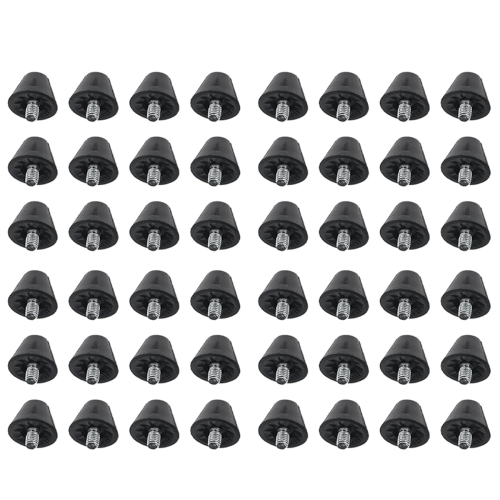 48 PCS Football Shoe Replacement Spikes 13mm Football Shoe Studs Spikes for 5MM Threaded Football Shoe