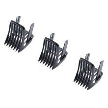 3X for Hair Clipper HC3400 HC3410 HC3420 HC3422 HC3426 HC5410 HC5440 HC5447 HC5450/7452 Attachment Comb Black