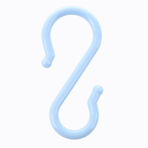 Blue Plastic Punch Cup Bowl S Shaped Hooks 12 Pcs 1