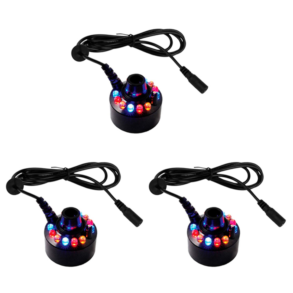 Exogio 3X Mist Maker, Indoor Fountain Mister Foggers, Small Pond Fog Machine Atomizer Air Humidifier For Halloween, Christmas