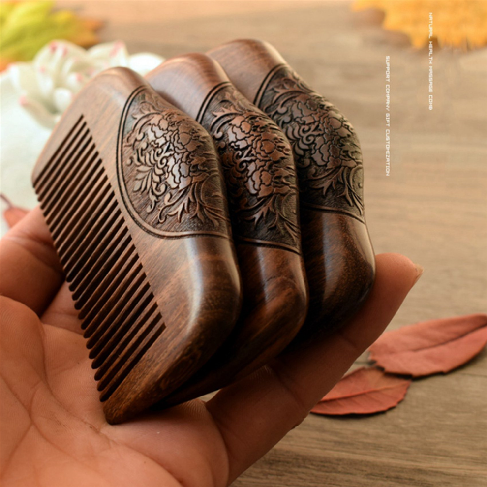 Exogio Unisex Not,Specified 10X Pocket Comb Sandalwood Super Narrow Dent Wood Combs Static Lice Beard Comb Hairstyle Sandalwood Comb