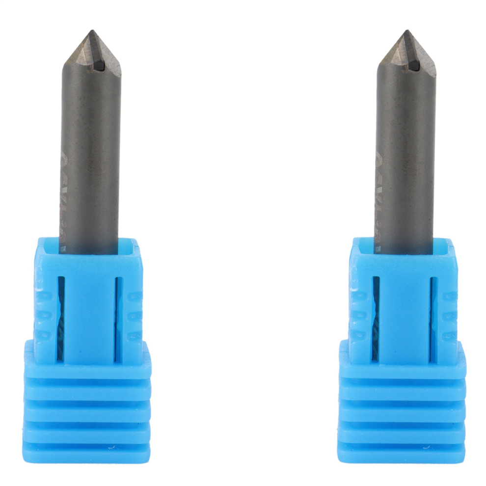 Photos - Other Hand Tools 2X PCD Diamond Engraving Bits Engraver CNC Carving Stone Carbide Milling Cutter on Marble D6XL40X90DegreeX0.4