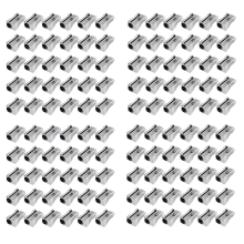 192 Pack Metal Mini Pencil Sharpeners Bulk Handheld Silver Single Hole Aluminum Alloy Handheld Sharpener Manual Pencil