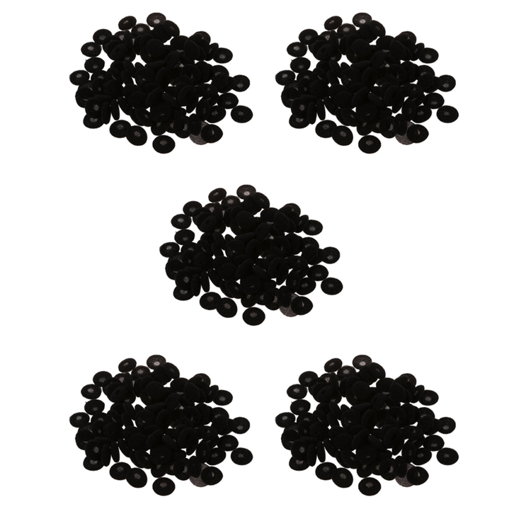 500 Pcs Sponge Earbud Headphone Cap Ear Pads Cover Replacement Black 4852494557906