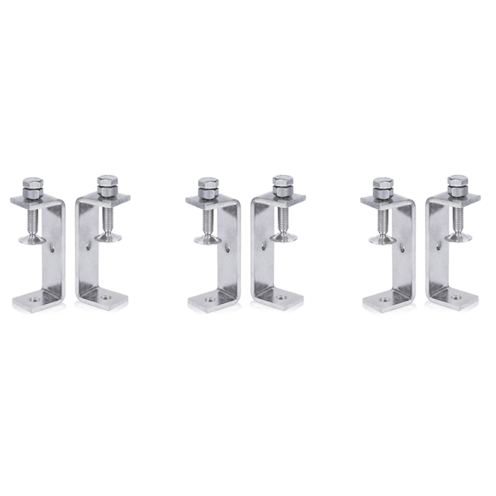 Metal Clamp Heavy Duty Clamp C Clamp Woodworking Clamp With Wide Jaw Openings (85Mm), 6Pcs 4852494554394