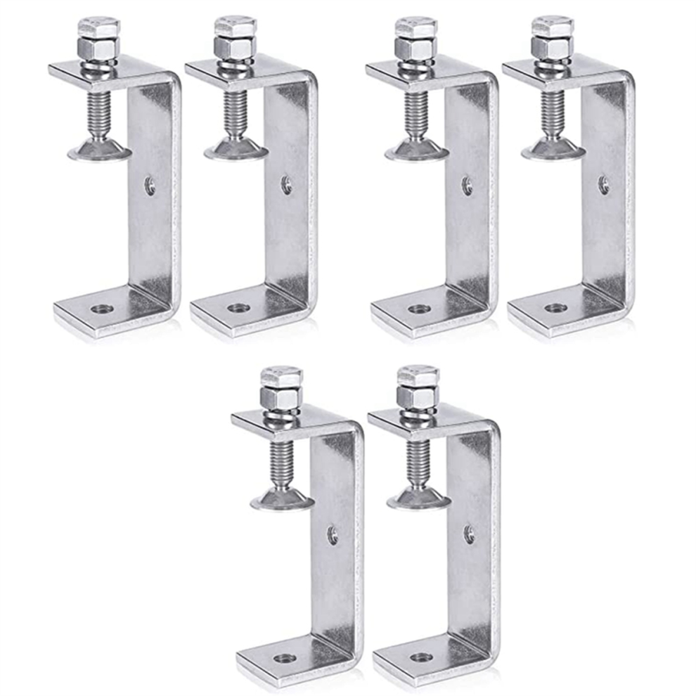 Metal Clamp Heavy Duty Clamp C Clamp Woodworking Clamp With Wide Jaw Openings (100Mm), 6Pcs 4852494557654
