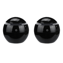 2X Air Humidifier Ultrasonic USB Aroma Diffuser LED Night Light Electric Essential Oil Diffuser Aromatherapy Black