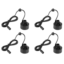 4X Mist Maker, Indoor Fountain Mister Foggers, Small Pond Fog Machine Atomizer Air Humidifier for Halloween, Christmas
