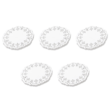 Lace Doilies Paper 500 Pcs,4.5 Inch Decorative Round Placemats,Liners for Cake,Desserts Baked Treat Tableware Display